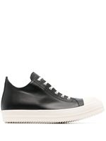 Rick Owens baskets en cuir - Noir - thumbnail