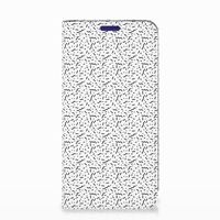 Samsung Galaxy S10e Hoesje met Magneet Stripes Dots