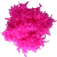 Boa met LED verlichting - Roze - 180 cm - Veren verkleed boa van 50 grams - met batterijen Boa met LED verlichting - Roze - 180 cm - Veren verkleed boa van 50 grams - met batterijen