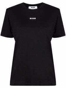 MSGM t-shirt à logo imprimé - Noir