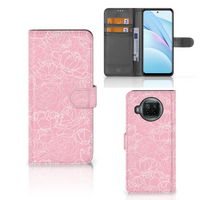 Xiaomi Mi 10T Lite Hoesje White Flowers - thumbnail