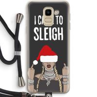 Came To Sleigh: Samsung Galaxy J6 (2018) Transparant Hoesje met koord