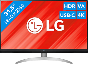 LG 32SQ700S-W LED display 81,3 cm (32") 3480 x 2160 Pixels 4K Ultra HD LCD Wit