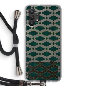 Moroccan tiles: Samsung Galaxy A32 5G Transparant Hoesje met koord