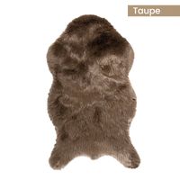 Tiseco Home Studio Vloerkleed - Fluffy XL Taupe - thumbnail