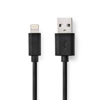 Nedis Oplaadkabel Apple lightning 8-pins naar USB 1m zwart - thumbnail