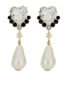 Dolce & Gabbana boucles d'oreilles pendantes serties de strass