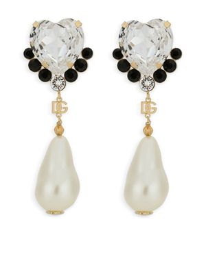 Dolce & Gabbana boucles d'oreilles pendantes serties de strass