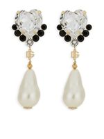 Dolce & Gabbana boucles d'oreilles pendantes serties de strass - thumbnail