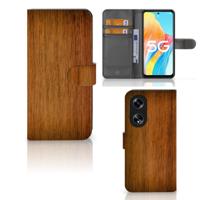 OPPO Reno8 T 5G | Book Style Case | Donker Hout