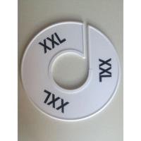 Maatring 11 cm wit/zwart XXL