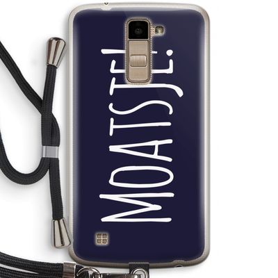 Moatsje!: LG K10 (2016) Transparant Hoesje met koord