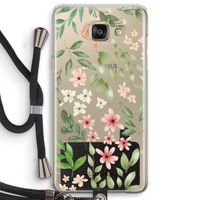 Botanical sweet flower heaven: Samsung Galaxy A5 (2016) Transparant Hoesje met koord