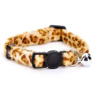 Nobleza Kattenhalsband beige - Panterprint
