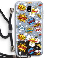 Pow Smack: Samsung Galaxy J5 (2017) Transparant Hoesje met koord