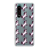 Musketon Unicorn: Sony Xperia 5 III Transparant Hoesje