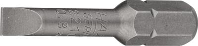 HAZET Bit 2210-8 · 5/16 inch (8 mm) zeskant massief · Sleufprofiel · SW 0,8 x 5,5 mm