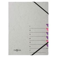 Sorteermap Pagna Easy A4 7 tabs paars lila