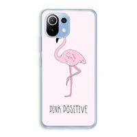 Pink positive: Xiaomi Mi 11 Lite Transparant Hoesje