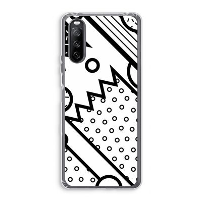 Pop Art #4: Sony Xperia 10 III Transparant Hoesje