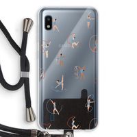 Dancing #3: Samsung Galaxy A10 Transparant Hoesje met koord