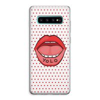 Yolo Denise: Samsung Galaxy S10 Plus Transparant Hoesje