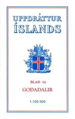 Wandelkaart - Topografische kaart 54 Atlaskort Godadalir | Ferdakort
