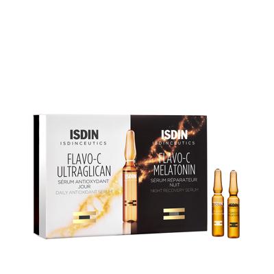 Isdin Isdinceutics Pakket Isdin Isdinceutics Pakketceutics Flavo-C Ultraglican Flavo-C Serum