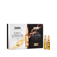 Isdin Isdinceutics Pakket Isdin Isdinceutics Pakketceutics Flavo-C Ultraglican Flavo-C Serum Dag / Nacht Set 1 Pak