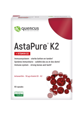 Quercus Hart en Bloedvaten & Metabolisme AstaPure K2 60Capsules