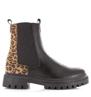 Bullboxer - chelsea boot met panterprint Leer Dames
