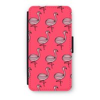 Flamingo: iPhone 8 Plus Flip Hoesje