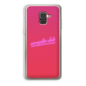 Vice Glow: Samsung Galaxy A8 (2018) Transparant Hoesje