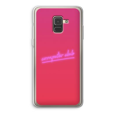 Vice Glow: Samsung Galaxy A8 (2018) Transparant Hoesje