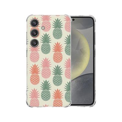 Samsung Galaxy S25 Hoesje - Ananas TPU Antishock Samsung Galaxy S25 Hoesje - Ananas TPU Antishock