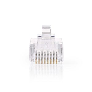 Nedis CCGP89304TP kabel-connector RJ45 Transparant