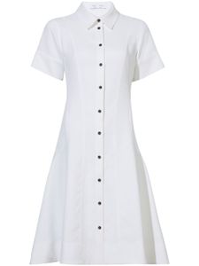 Proenza Schouler White Label robe-chemise à manches courtes - Blanc