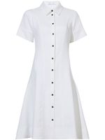 Proenza Schouler White Label robe-chemise à manches courtes - Blanc