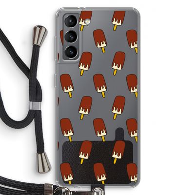 Yummy: Samsung Galaxy S21 Transparant Hoesje met koord