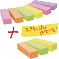 Post-it Plakindex 670-6+3 15 mm x 50 mm Neon-pink, Neon-groen, Neon-geel, Neon-oranje, Violet 900 vellen Post-it Plakindex 670-6+3 15 mm x 50 mm Neon-pink, Neon-groen, Neon-geel, Neon-oranje, Violet 900 vellen