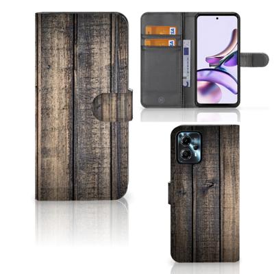 Motorola Moto G13 | G23 | Book Style Case | Steigerhout Motorola Moto G13 | G23 | Book Style Case | Steigerhout