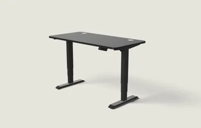 Desktronic HomePro bureau Zwart / Zwart / 140x70 cm