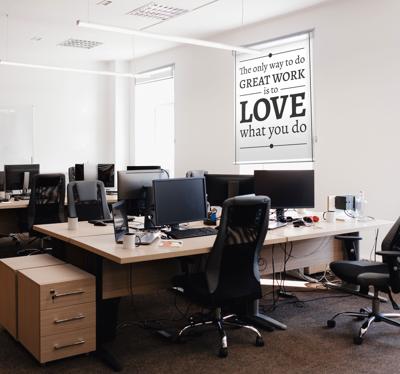 Rolgordijn Love what you do