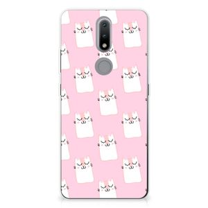 Nokia 2.4 TPU Hoesje Sleeping Cats