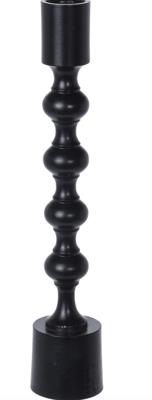 Kandelaar 23 cm Zwart - Nampook