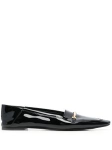 Saint Laurent ballerines Chris 05 mm en cuir - Noir