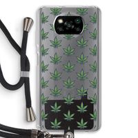 Weed: Xiaomi Poco X3 NFC Transparant Hoesje met koord