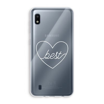 Best heart pastel: Samsung Galaxy A10 Transparant Hoesje