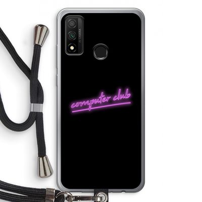 Vice Black: Huawei P Smart (2020) Transparant Hoesje met koord