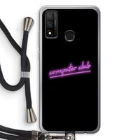 Vice Black: Huawei P Smart (2020) Transparant Hoesje met koord